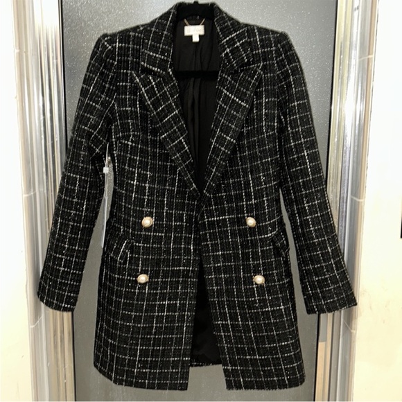 ronny kobo Lily Plaid Double Breasted Jacket - Picture 5 of 16